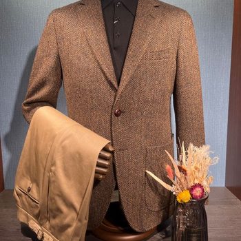 【ツイード】冬のジャケットといえば...
