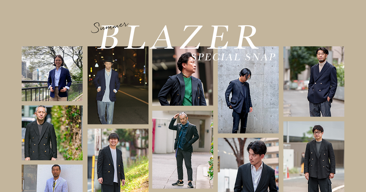 summer BLAZER SPECIAL SNAP｜azabu tailor