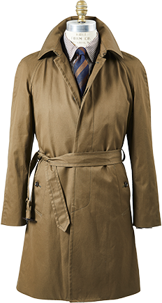 Belted Raglan Coat