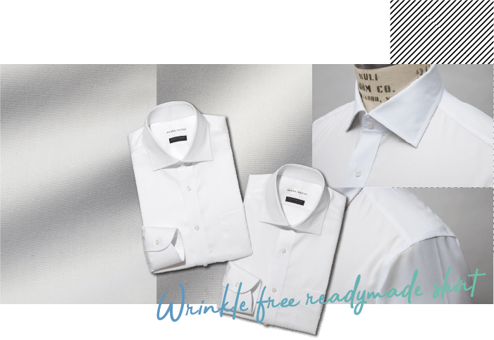 Wrinkle free readymade shirt