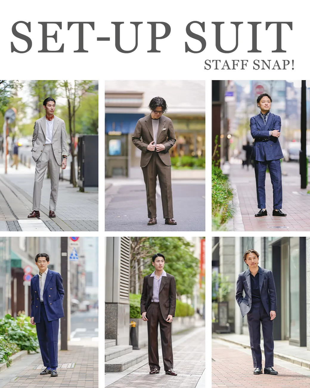 SET-UP SUIT STAFF SNAP!