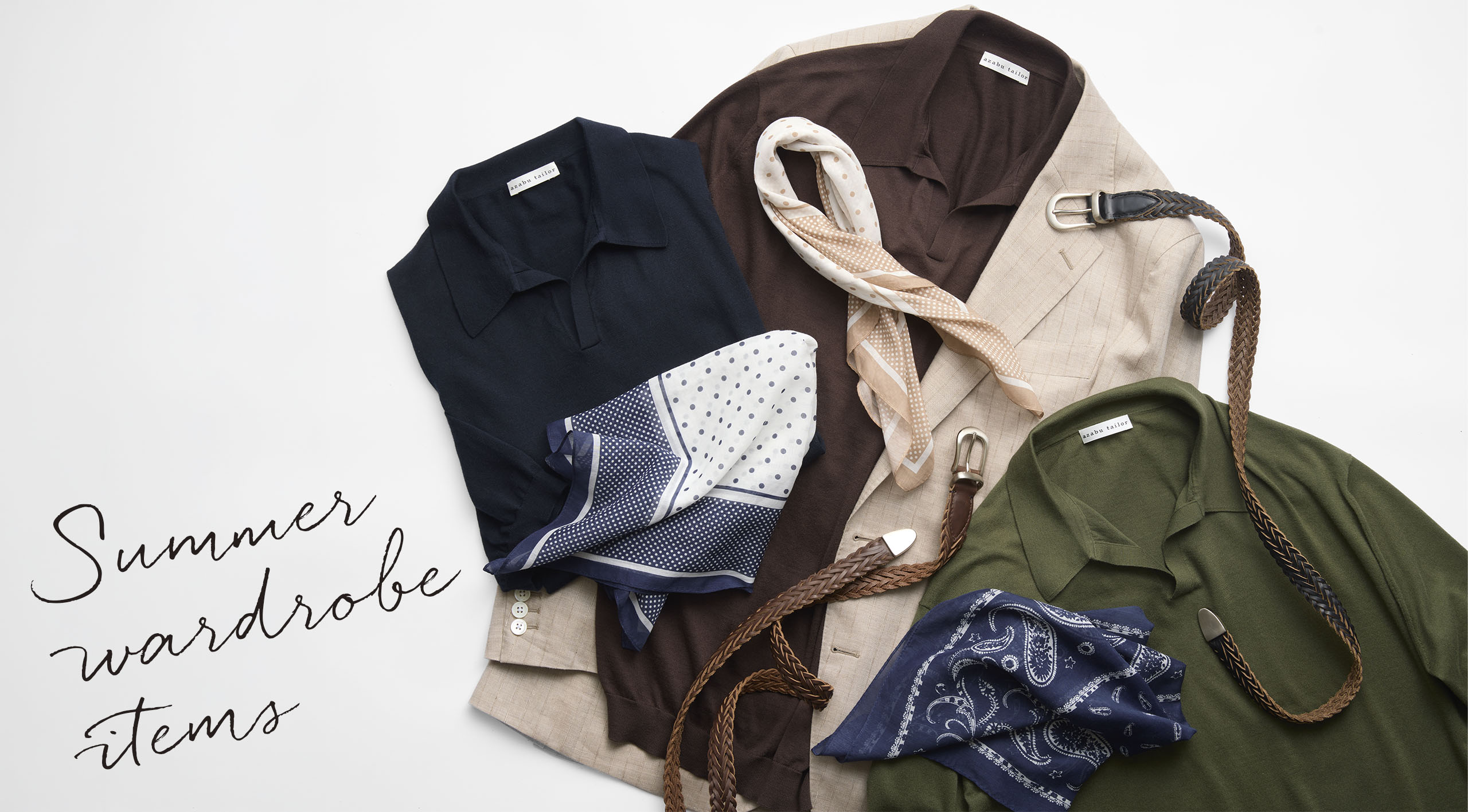 軽やかな季節に、装いを完成させるアイテム