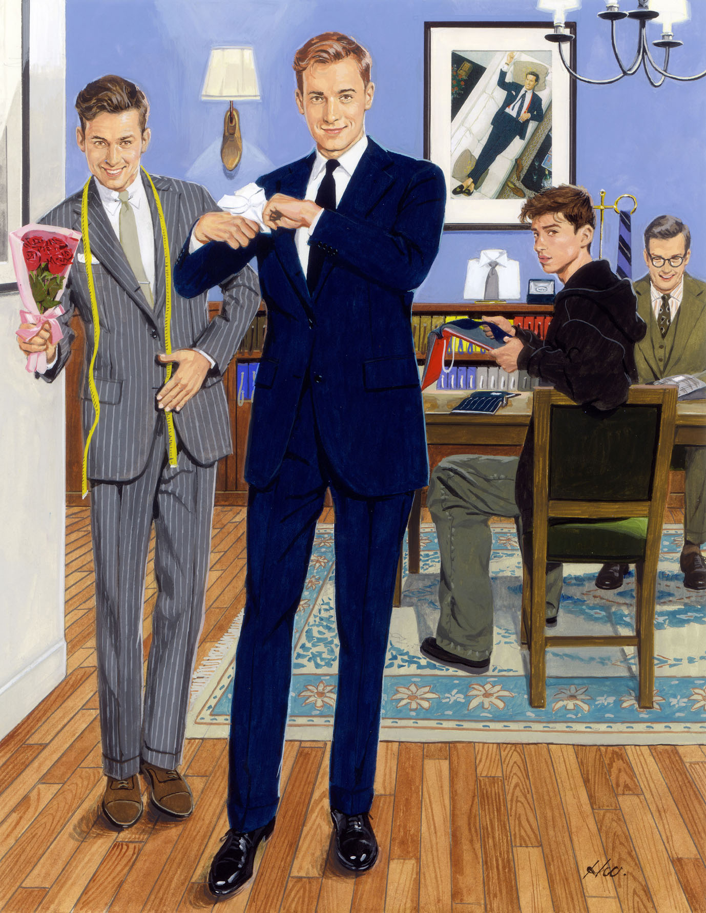 綿谷寛画伯 原画展示