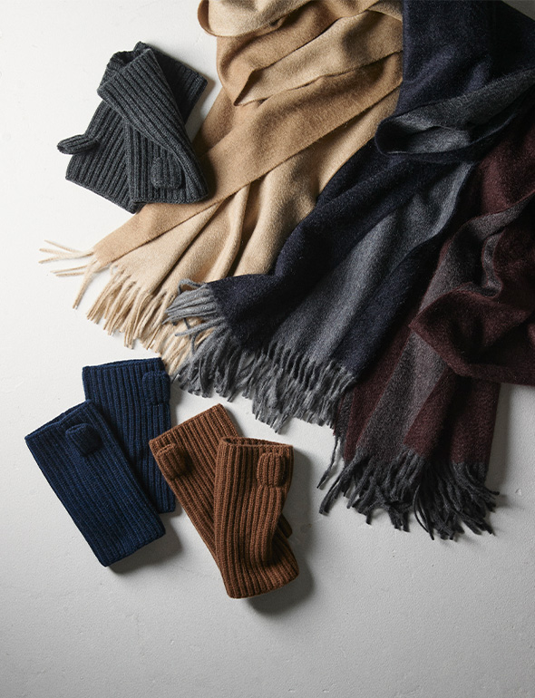 上質な冬のニット＆カシミヤ